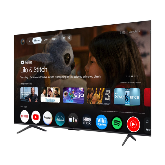 TCL 75" Class 4K 2160p 60Hz UHD QLED Google Smart TV 75Q651G [PANEL BEND]