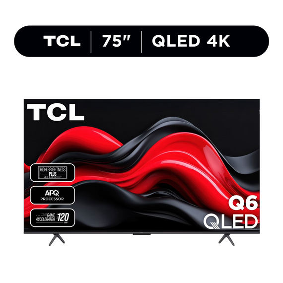 TCL 75" Class 4K 2160p 60Hz UHD QLED Google Smart TV 75Q651G [PANEL BEND]