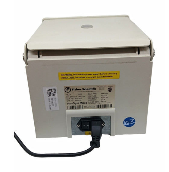 accuSpin Micro Centrifuge Germany Laboratory Microcentrifuge