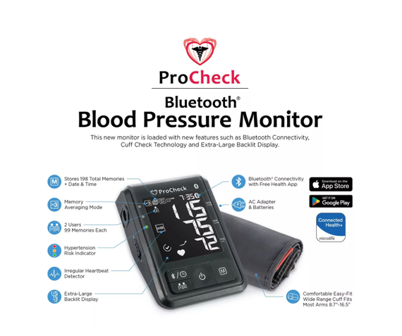 ProCheck BP3KV1-5WPC Upper Arm Blood Pressure Monitor 