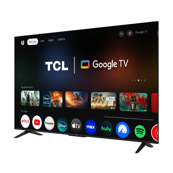 TCL 65in 4K 2160p UHD QLED TV 60Hz Smart Google TV 65Q51K Very Good