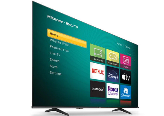 Hisense 70in 4K 2160p 60Hz UHD LED Roku Smart TV 70R6E4 Very Good