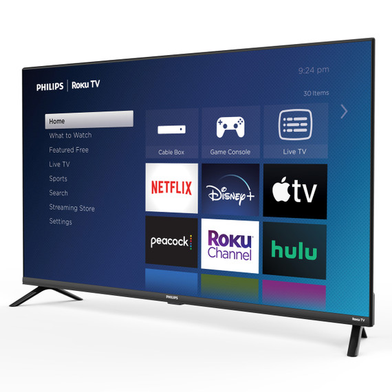 Philips 40in 60Hz 1080p FHD LED Smart TV 40PFL6533/F7 Good