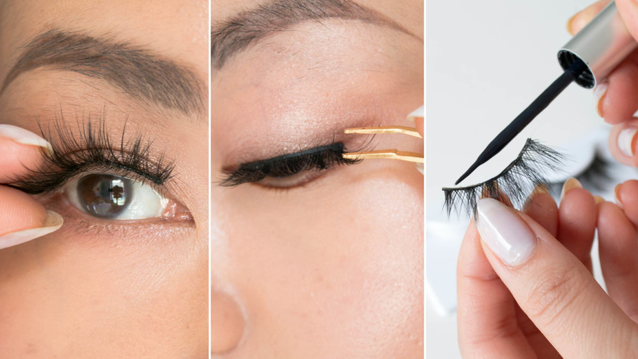 How To Apply Fake Eyelashes