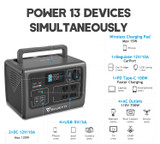 Bluetti EB55 Portable Power Station | 700W 537Wh