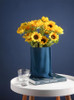 Looking for a contemporary and unique flower vase? Check out our matte collection in orange, yellow, and navy.