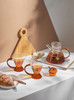 "Brun" Cone Shape Glass Tea Pot