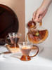 "Brun" Cone Shape Glass Tea Pot