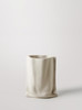 Paper Bag Ceramic Vase - Matte White "Le Papier"