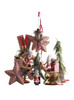 Christmas Tree Houndstooth Pinecone Ornament - Crutch