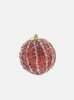 Bling Bling Christmas Decoration Ball - Red