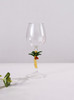 "Arbre" Palm Tree Decoration Wine Glass