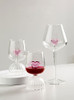 "Cupid" Red Wine Glass With Love Heart