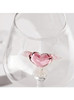 "Cupid" Red Wine Glass With Love Heart