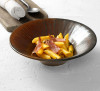 Elegant Ceramic Pasta Bowl "Waterfall"