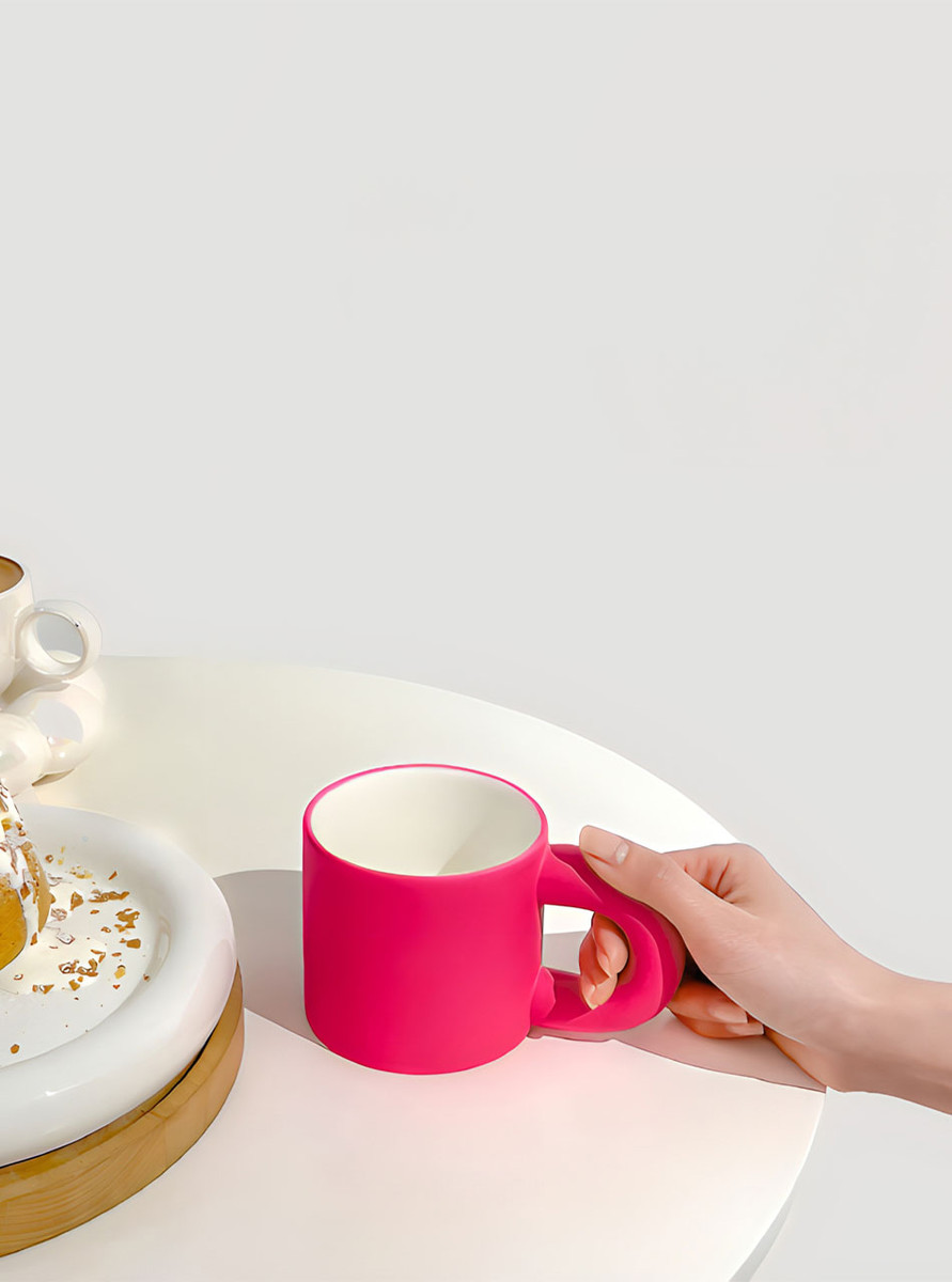 hot pink mug hot pink mug