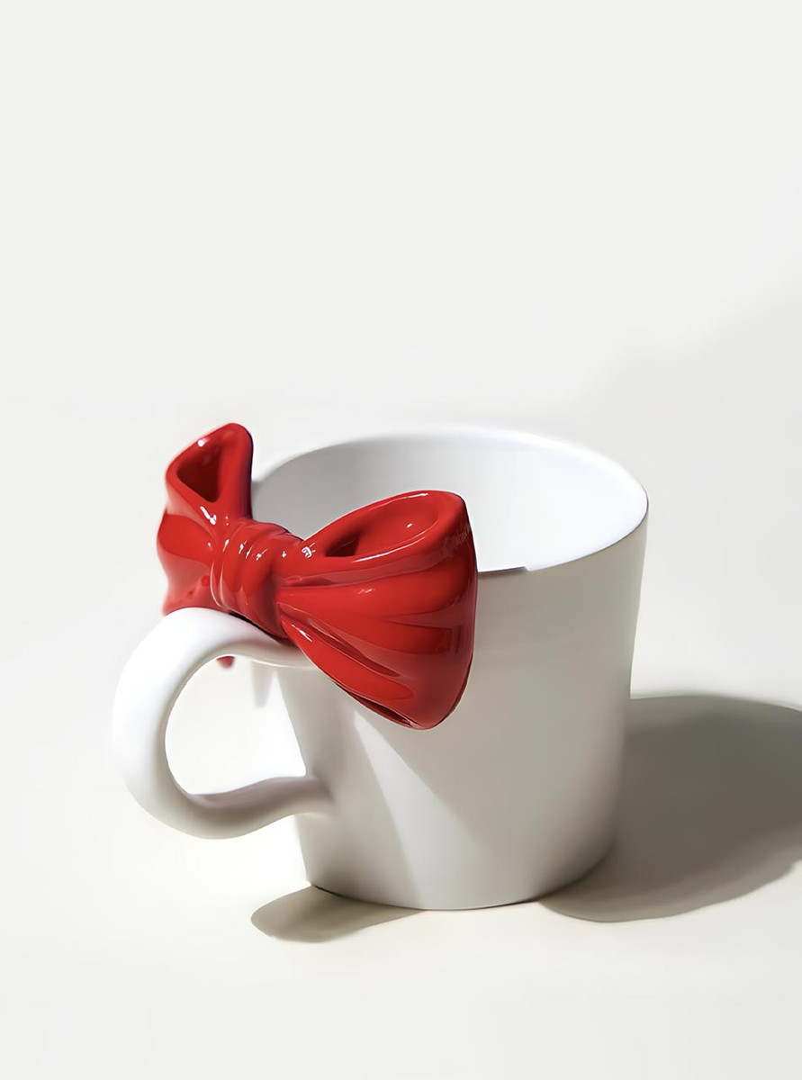 "Papillon" Bowtie Ceramic Mug "Papillon" Bowtie Ceramic Mug