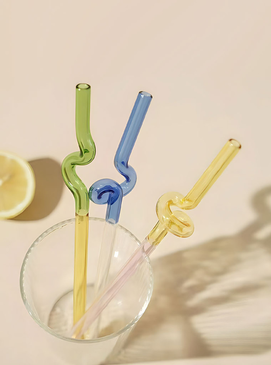 3 glass drinking straws 3 glass drinking straws