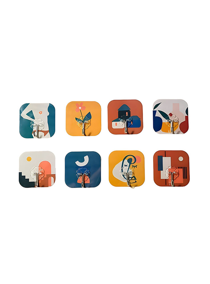 "Jump" Pack Of 8 Cute Adhesive Hooks