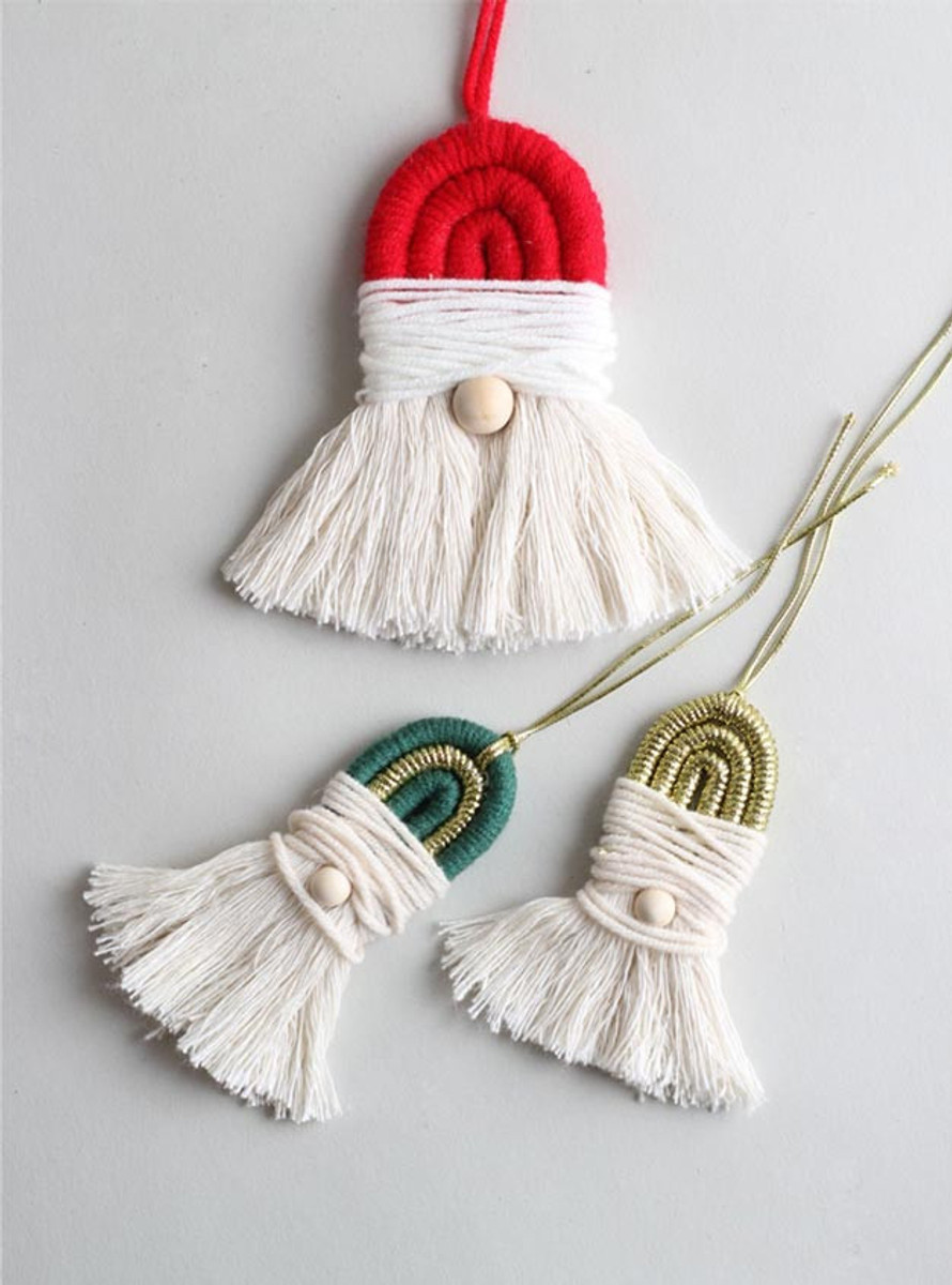 Colourful Mini Abstract Santa Claus Ornament - Small Red Colourful Mini Abstract Santa Claus Ornament - Small Red