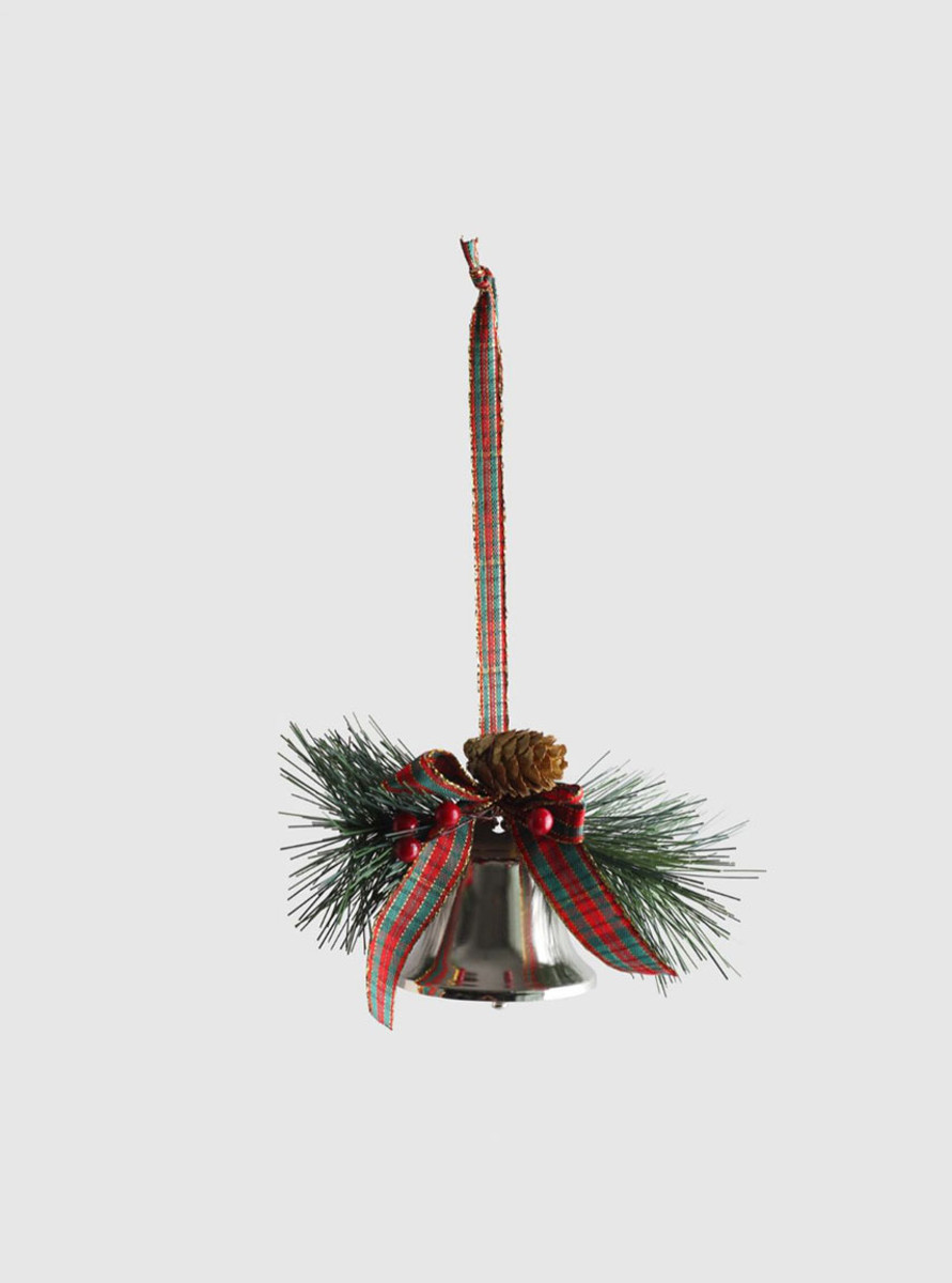 Luxe Christmas Tree Silver Bell Ornaments Luxe Christmas Tree Silver Bell Ornaments