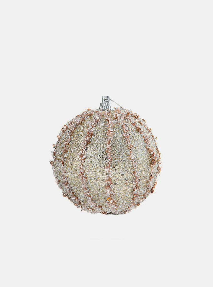 Bling Bling Christmas Decoration Ball - Champagne Bling Bling Christmas Decoration Ball - Champagne