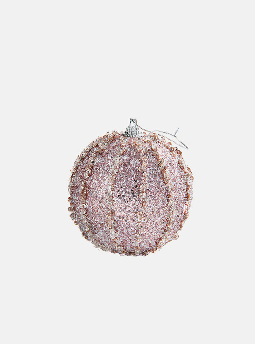 Bling Bling Christmas Decoration Ball - Pink