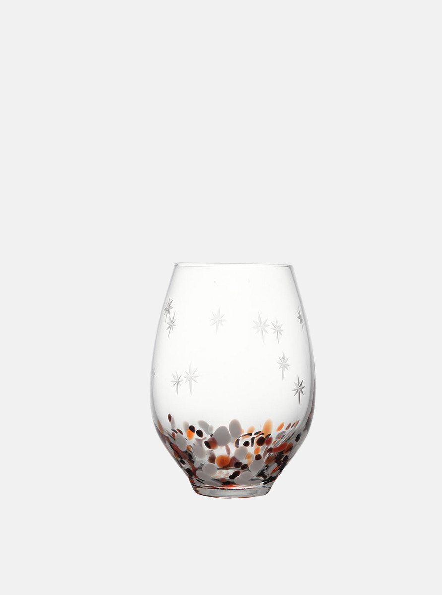 "Étoiles" Star Stemless Wine Glass
