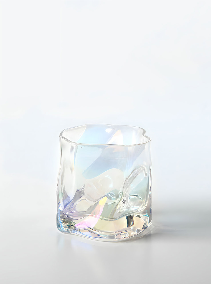 a glass cup at day light