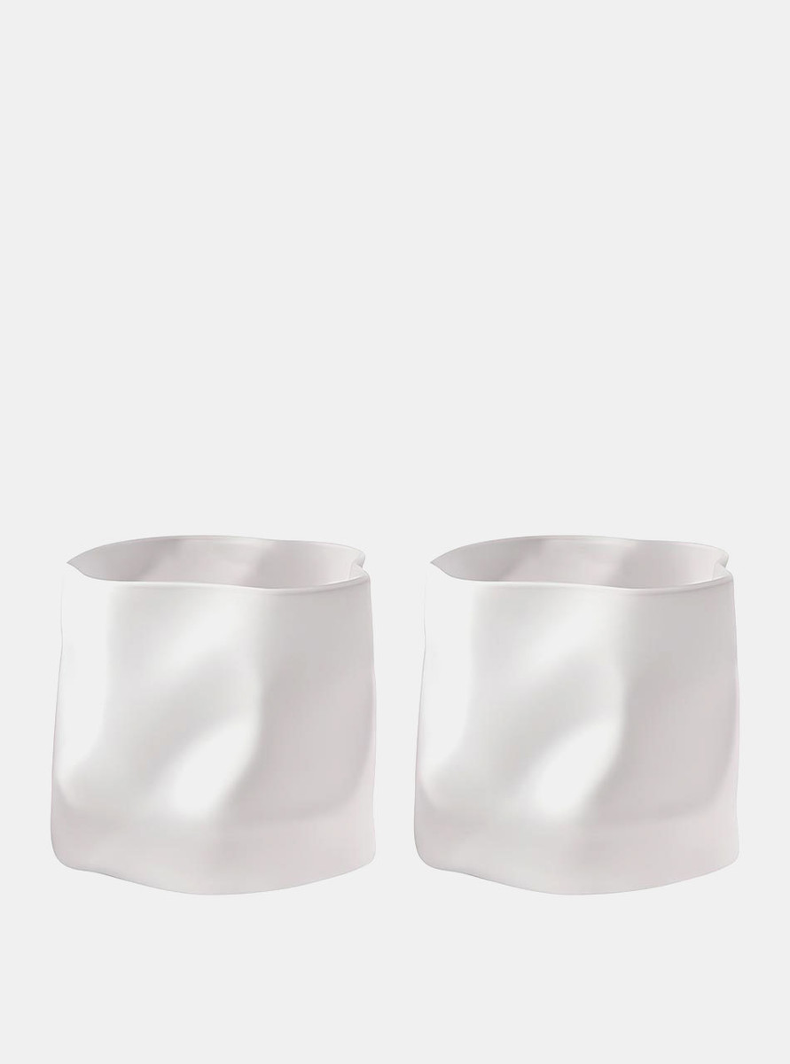 "Dansante" Matte Dansing Crystal Tumbler (A Pair)