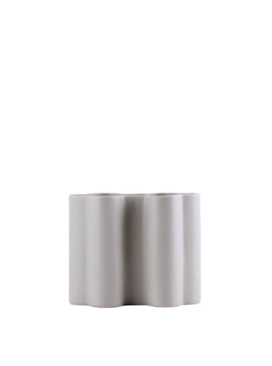 Grey Vase "Onde"