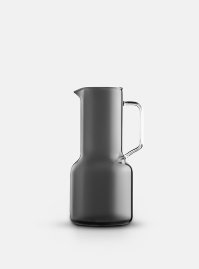 "Geometry" Creative Heat Resistant Glass Jug - Black