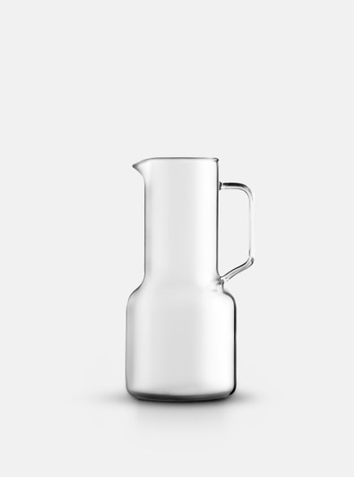 "Geometry" Creative Heat Resistant Glass Jug - Clear