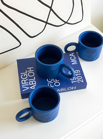 Klein Blue colour mug