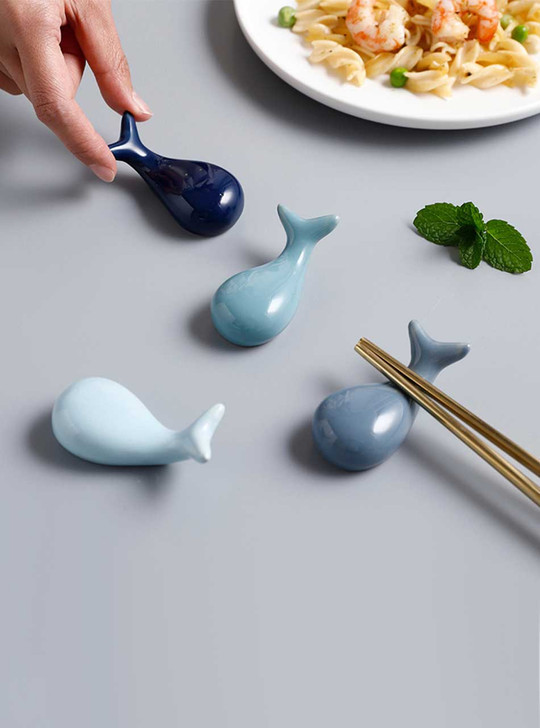 Chopsticks Rest "Les Mini Baleines"