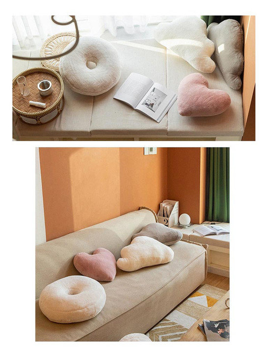 Grey Cloud Cushion "Biscuit"