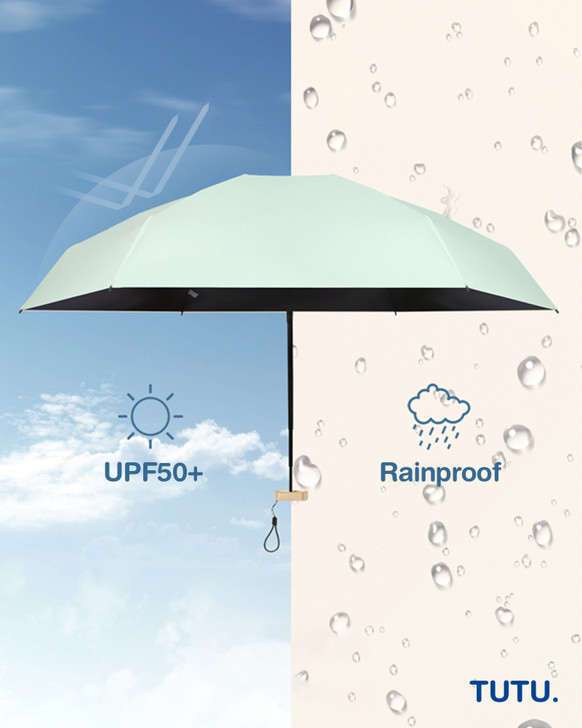 "Carte" Mint Pocket Mini Umbrella