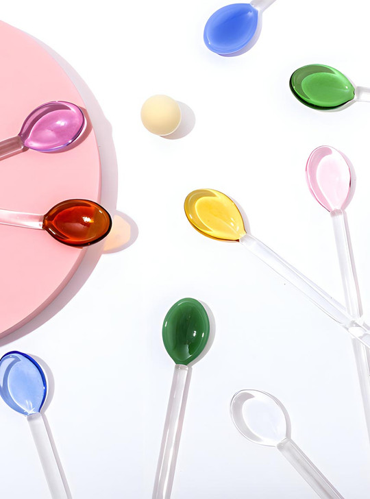 "Bonbon" Colourful Glass Spoon