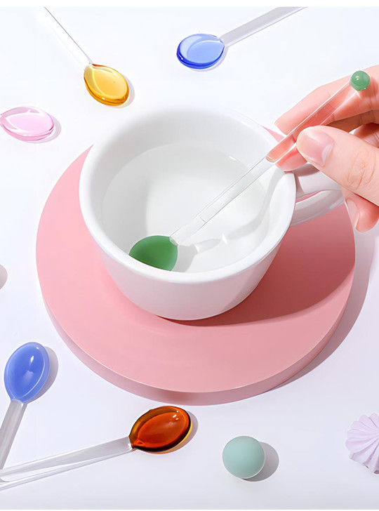 "Bonbon" Colourful Glass Spoon