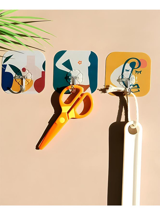 "Jump" Pack Of 8 Cute Adhesive Hooks