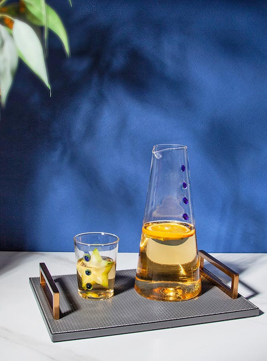 "Dino" Animal Looking Glass Jug & Tumblers Set