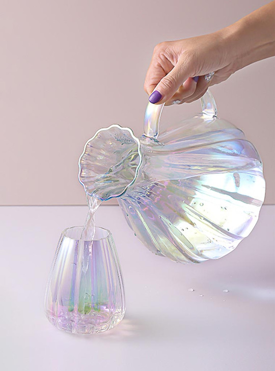 "Petal" Neo Colour Borosilicate Glass Jug