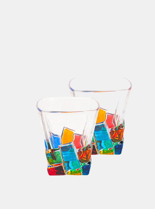 Hand-Painted Crystal Tumbler