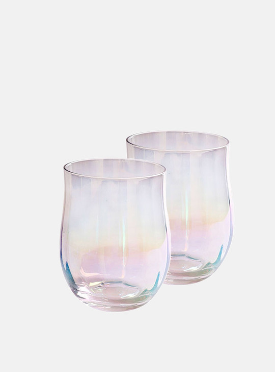 "Petal" Classic Ripple Stemless Glass