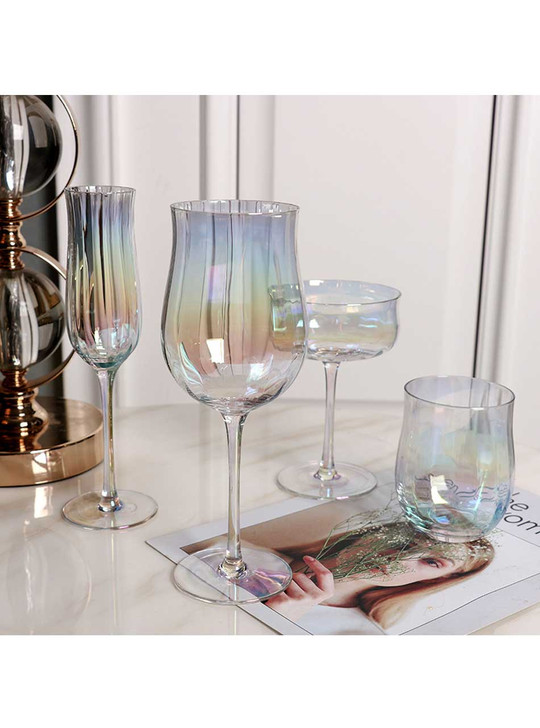 "Petal" Classic Ripple Stemless Glass