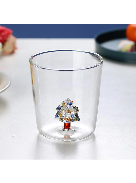 "Arbre" Clear Christmas Tree Tumbler