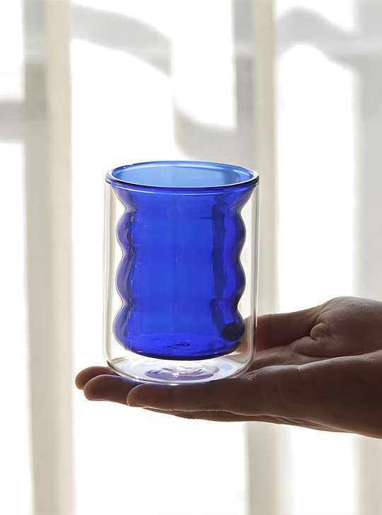Each Lanterne cup is carefully hand-blown, resulting in a one-of-a-kind style.