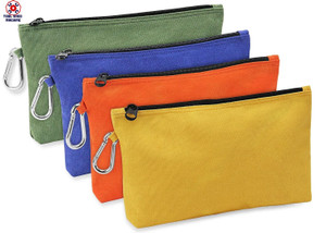 Tool Shed Machine 4pc Multiple Storage Pouch with Zipper and Hooks for Tools