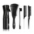 BRUSHZOO Deluxe Hair Brush and Comb Set for All Hair Types - Detangling, Styling, and Care for Women, Men, and Kids - Perfect for Wet or Dry, Curly or Straight Hair (Black) BRUSHZOO Deluxe Hair Brush and Comb Set for All Hair Types - Detangling, Styling, and Care for Women, Men, and Kids - Perfect for Wet or Dry, Curly or Straight Hair (Black)