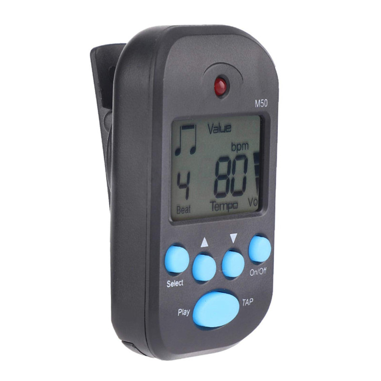 Adjustable LCD Clip-On Metronome: Perfect for Piano, Guitar, Violin, and Saxophone Players!